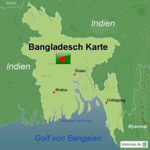 Karte-Bangladesch